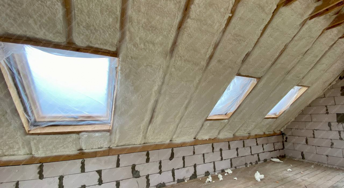 Теплоизоляция мансарды ппу