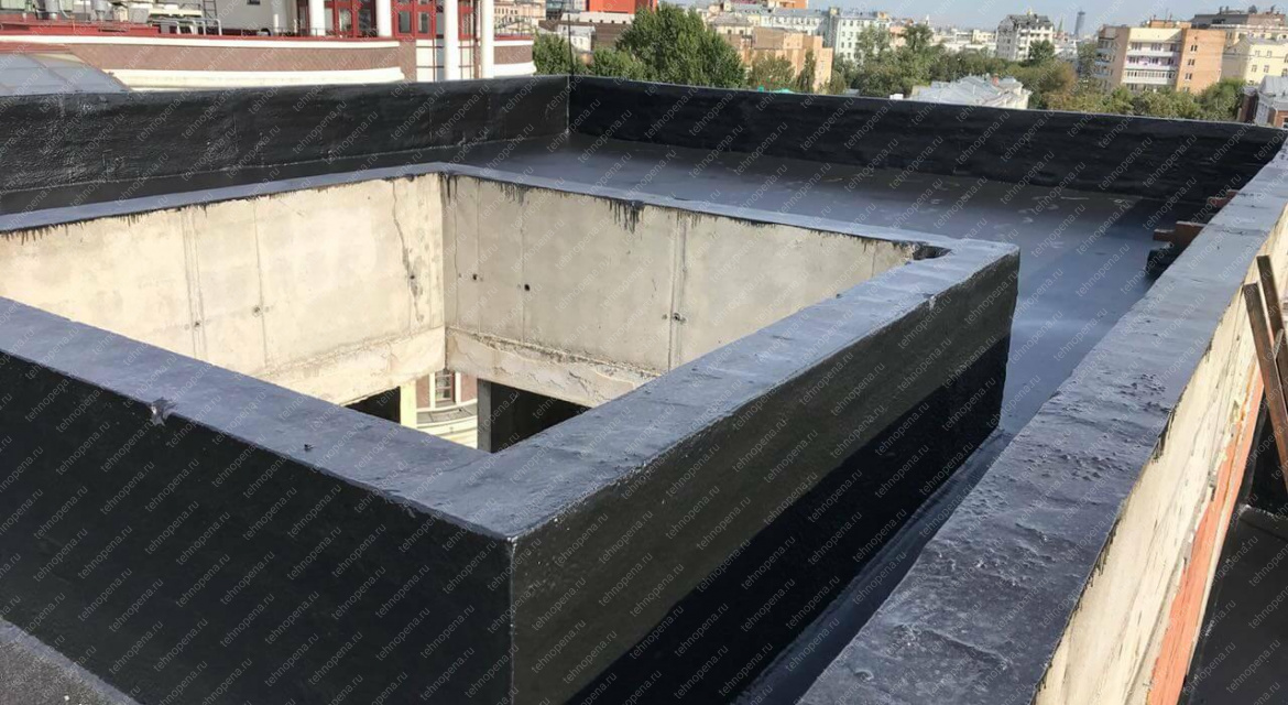 Новая кровля полимочевиной БАКСТ