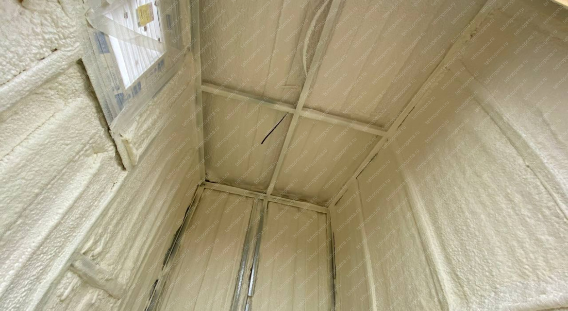 Утеплить дом из контейнера ппу