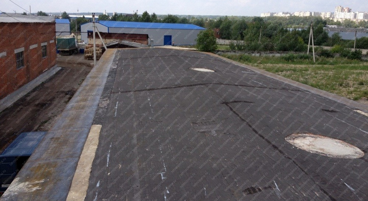 Утепление крыши склада