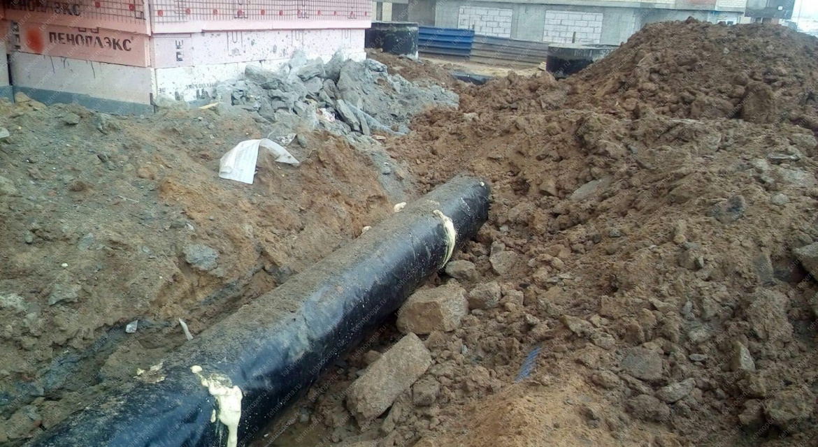Теплоизоляция труб заливкой ППУ