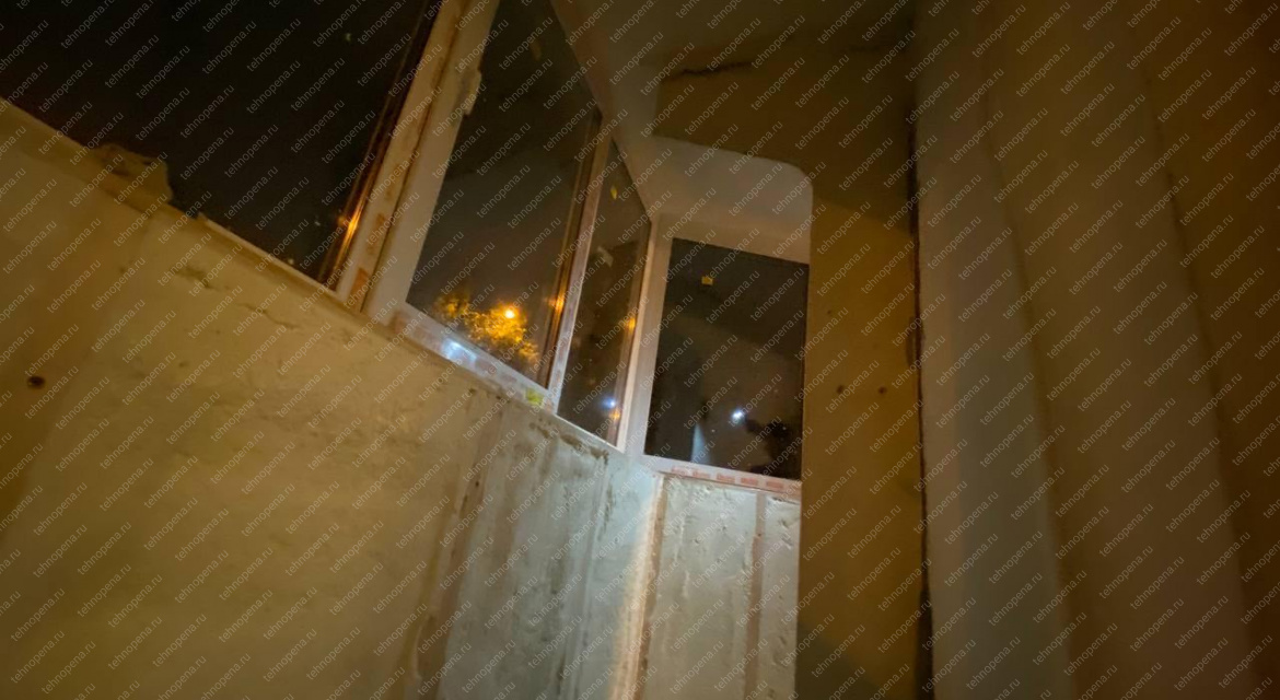 Утепление балконов ППУ, СНТ Радуга