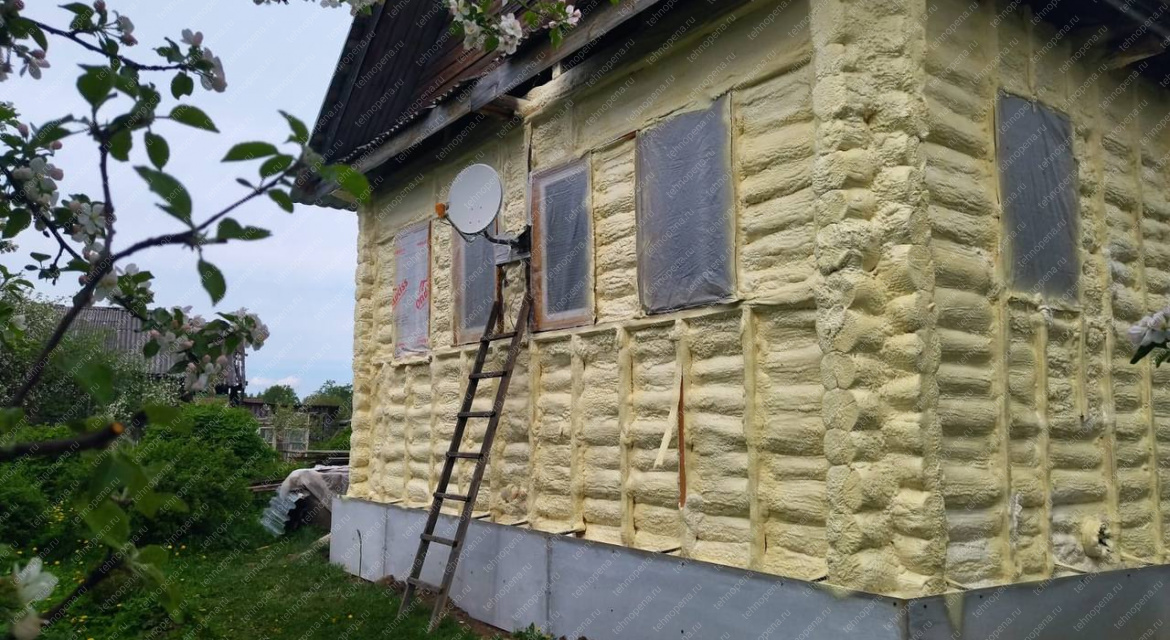 Утепление дома ППУ